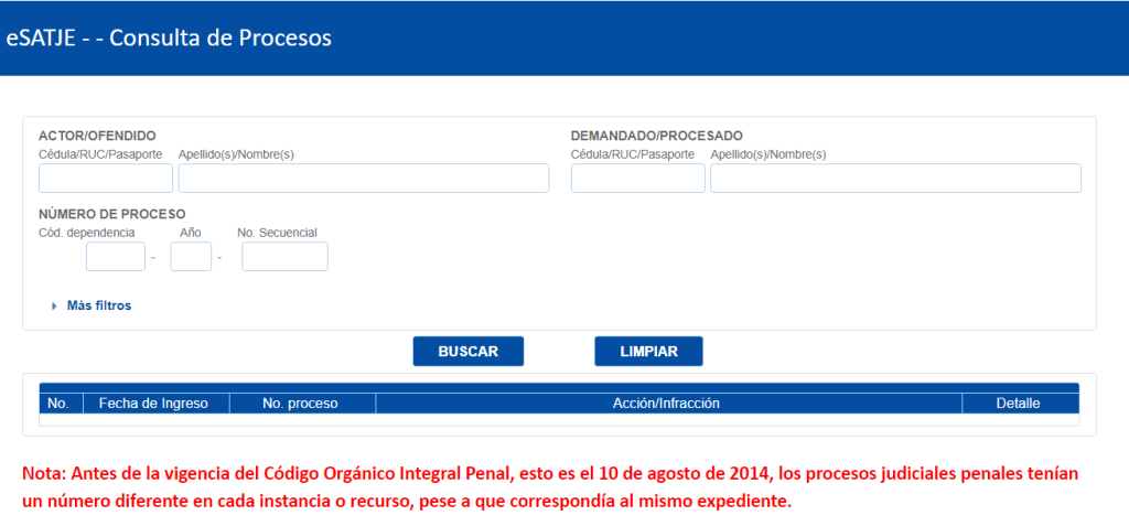 consulta de demandas de pension de alimentos