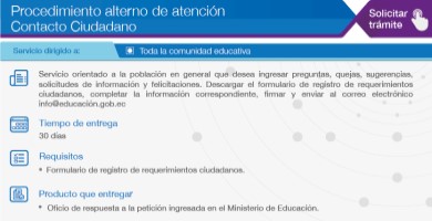 solicitud de tramites ciudadanos